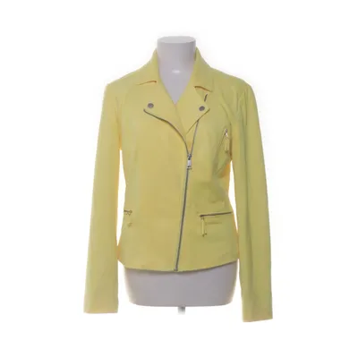 Bikerjacka (Gul) från Zero Polyester, Viskos