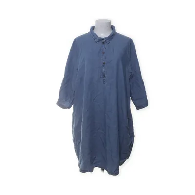 Dress (Blue) from Zizzi Lyocell