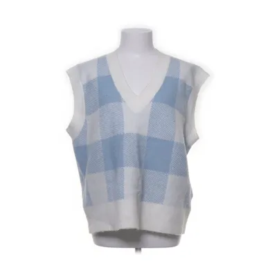 Slipover (Blå, Vit) från Urban Revivo Akryl, Elastan, Metallfiber, Polyester