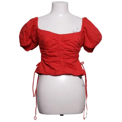 Crop top (Rood) van Silence + Noise Katoen, Linnen