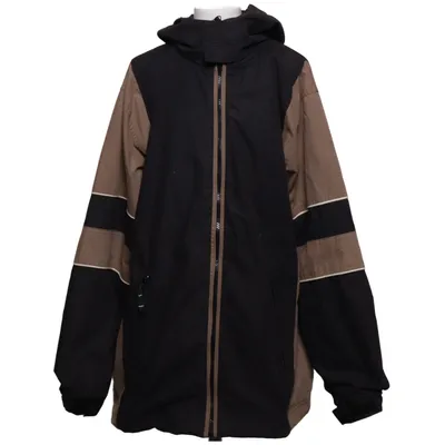Outdoor jacket (Black, Beige) from Pocopiano Cotton, Polyamide, Polyester