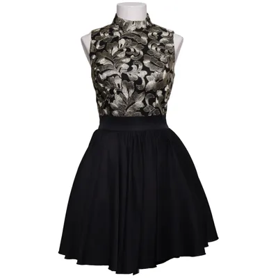 Cocktail dress (Black, Gold) from Chi Chi London Polyester