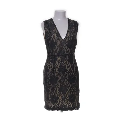 Robe de cocktail (Noir, Beige) de Stella Nova Coton, Élasthane, Polyamide, Viscose