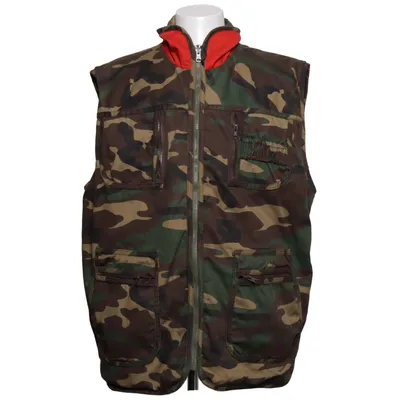Outer vest (Green, Brown) from Opal Cotton, Polyester