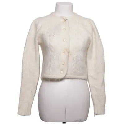 Cardigan (Wit) van La Maille Sézane Elastaan, Merinowol, Polyamide, Viscose