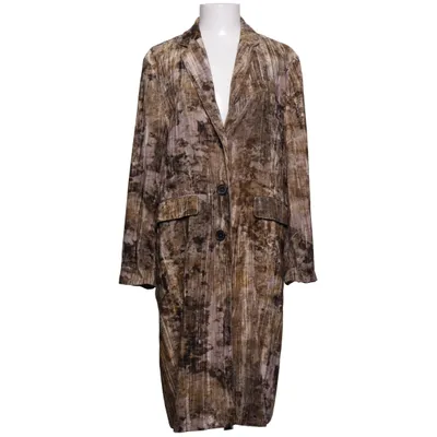 Coat (Brown, Black) from Zara Polyester