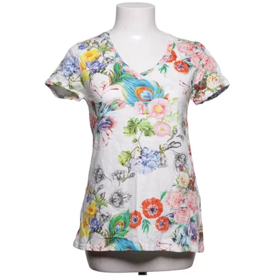T-shirt (Wit, Meerkleurig) van Lo-ika Katoen, Elastaan