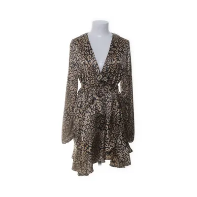 Robe portefeuille (Marron, Multicolore) de Chica London Polyester