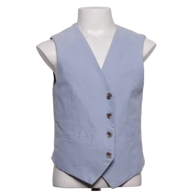 Gilet de costume (Bleu) de H&M Coton, Polyester