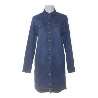 Jeansklänning (Blå) från Lee Bomull, Elastan, Polyester