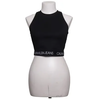 Crop top (Black) from Calvin Klein Jeans Elastane, Polyester, Viscose