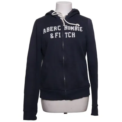 Sweat à capuche (Bleu) de Abercrombie & Fitch Coton, Polyester