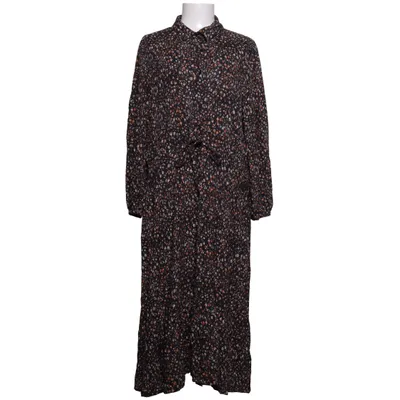 Maxi dress (Black, Multicolored) from MyWear Woman Viscose