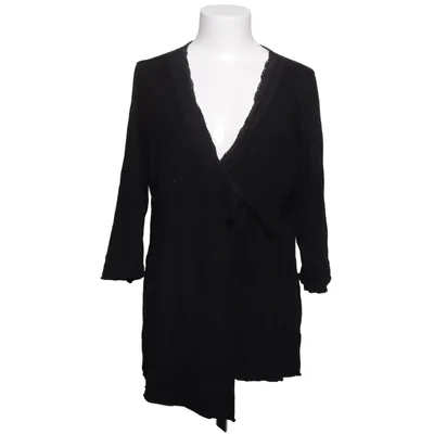 Slå-om bluse (Sort) fra XLNT Woman Elastan, Viscose