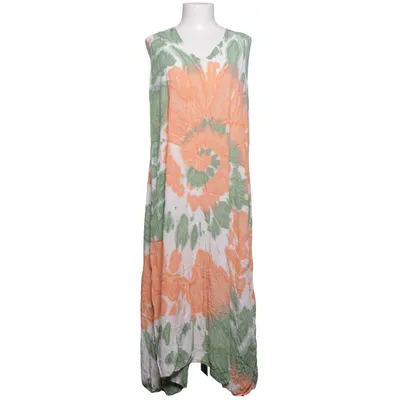 Maxi dress (Green, Orange, White) from New Collection Viscose