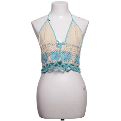 Haltertop (Beige, Blauw, Meerkleurig)