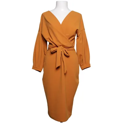 Robe portefeuille (Marron) de Boohoo Night Élasthane, Polyester
