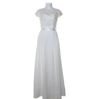 Avondjurk (Wit) van Chi Chi London Elastaan, Polyamide, Polyester