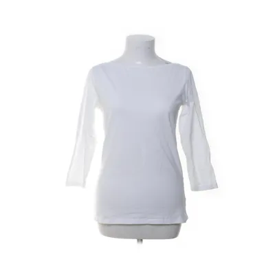 Long sleeve T-shirt (White) from H&M Basic Cotton, Elastane