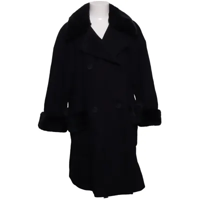 Manteau (Noir) de Kemper Cachemire, Laine
