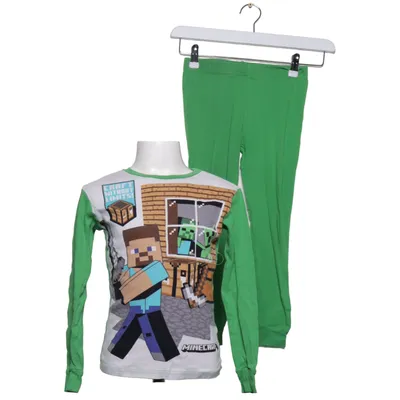 Pyjama (Vert, Multicolore) de Minecraft Coton