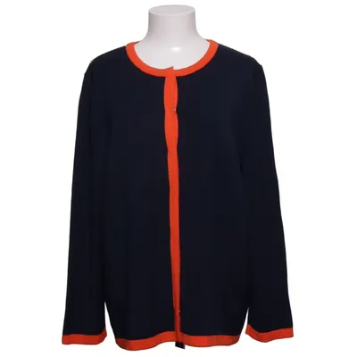 Cardigan (Blue, White, Orange) from Ancora Acrylic, Elastane, Viscose