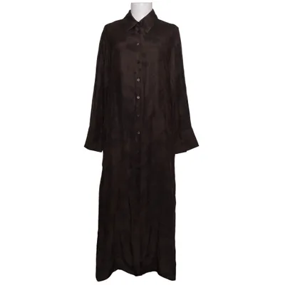 Skjortekjole (Brun) fra Massimo Dutti Silke