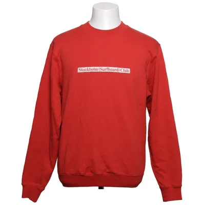 Collegetröja (Röd) från Stockholm (Surfboard) Club Återvunnen bomull