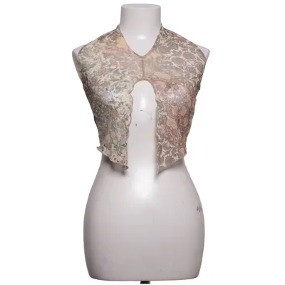 Halternecktopp (Beige, Brun, Flerfärgad) från Bershka Polyester