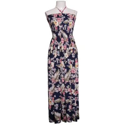 Maxi dress (Blue, Multicolored) from Dodo Polyester