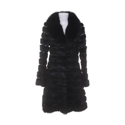 Bontjas (Zwart) Polyester, Bont