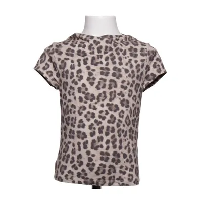 T-shirt (Beige, Brown, Black) from KappAhl Elastane, Viscose