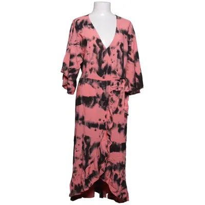 Wrap dress (Pink, Black) from Mix By Viscose