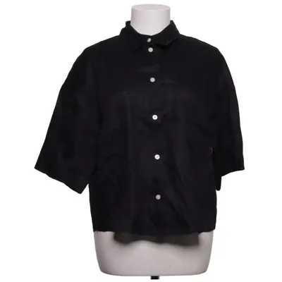 Chemise à manches courtes (Noir) de H&M Premium Quality Lin
