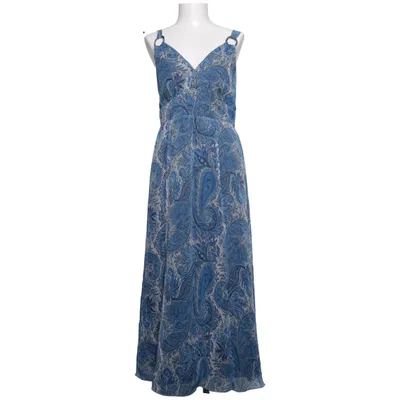 Långklänning (Blå, Flerfärgad) från Heine Polyester