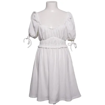 Dress (White) from Gina Tricot Elastane, Recycled polyester