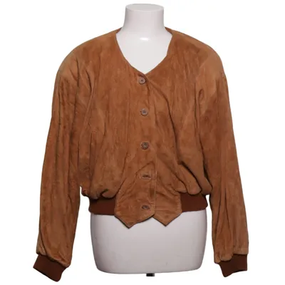 Veste en cuir (Marron) de Pege Skinn Cuir
