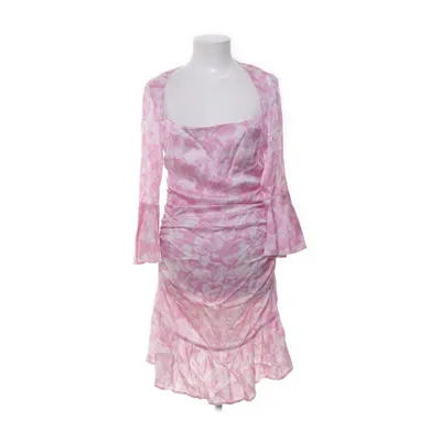 Klänning (Vit, Rosa) från Ganni Elastan, Silke