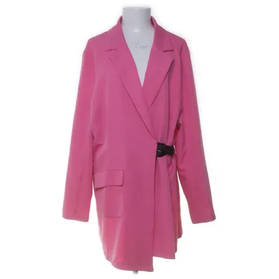 Wrap cardigan (Pink) from Shein Curve Polyester
