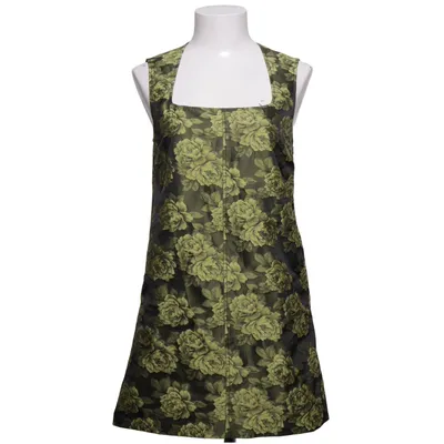 Dress (Green, Black) from Ganni Polyamide, Recycled polyester