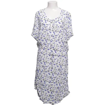 Dress (White, Blue) from Imitz Viscose