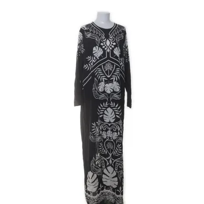 Maxi jurk (Zwart, Wit) van Johanna Ortiz x H&M Viscose