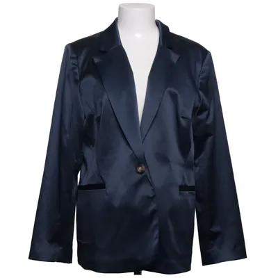 Blazer (Blue) from Lauren Vidal Cotton, Elastane, Polyester