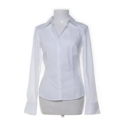 Shirt (Wit) van Stradivarius Katoen, Elastaan, Polyester