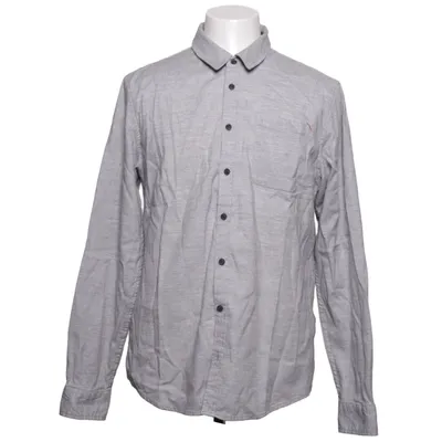 Chemise (Gris) de Blend Denim Coton