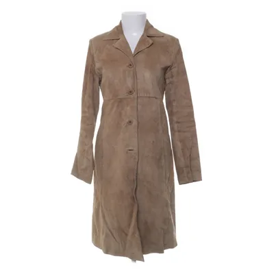 Leren jas (Beige) van Mari Philippe Leer, Polyester