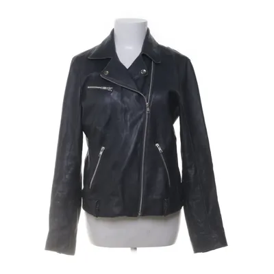 Bikerjacka (Blå) från Caroll Skinn, Bomull, Polyester
