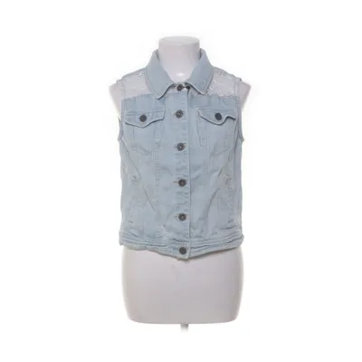 Jeansvest (Blå, Hvid) fra Denim Co Bomuld, Polyester