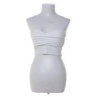 Crop top (White) from Zara Elastane, Polyester