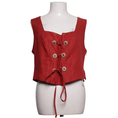 Vest (Red) from Natural Life Landhausmode Cotton, Linen, Viscose